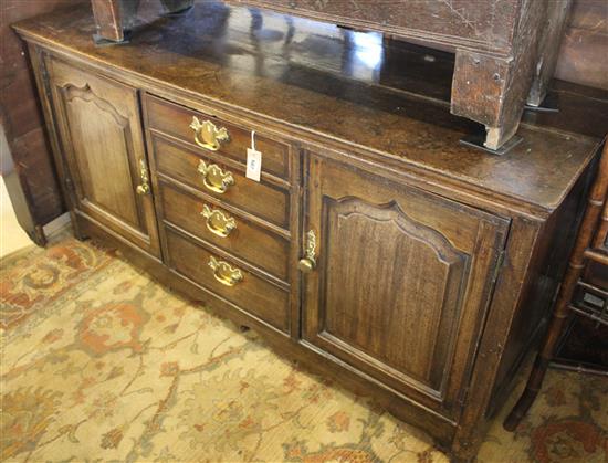 George III oak dresser